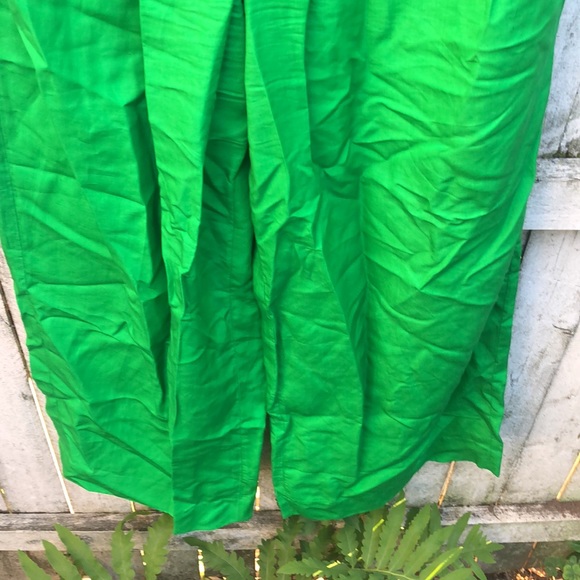 RESERVED for @narba - COS wide leg high waisted pant size 6 bold green grass - Picture 12 of 15